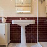 Burgundy Half Tile